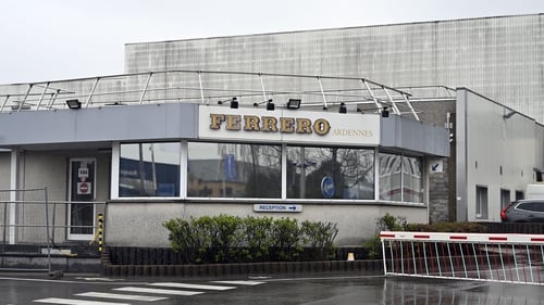 The factory, owned by Ferrero, is in the Belgian town of Arlon