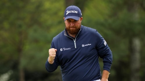 Shane Lowry is in a tie for second at the halfway point in Augusta