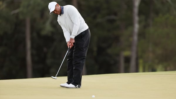 Tiger Woods is back on the course