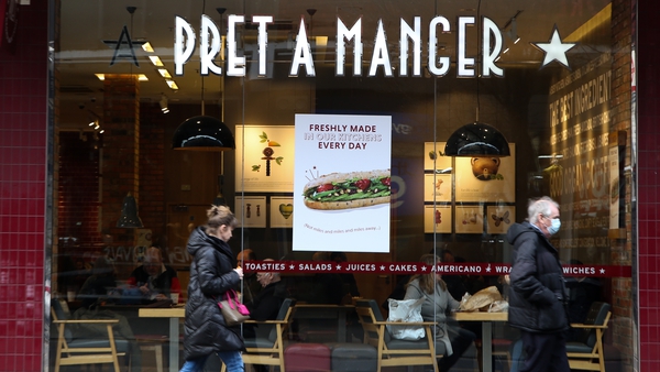 Pret a Manger plans to open up to 20 outlets on the island of Ireland