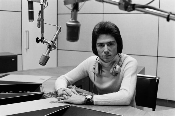 1 October 1974 RTÉ broadcaster Vincent Hanley (1974) Broadcaster Vincent Hanley in a shot taken at the microphone in an RTÉ radio studio in October 1974. Photo by Mary Lee.