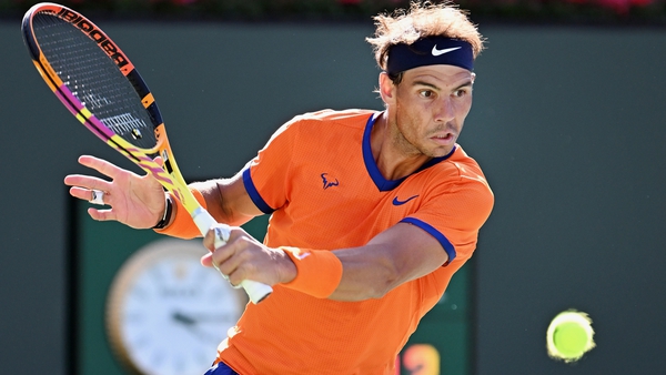 Rafael Nadal is recovering from a rib fracture