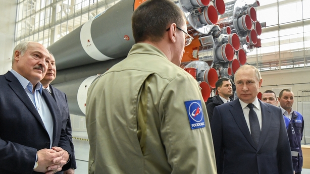 Vladimir Putin and Alexander Lukashenko