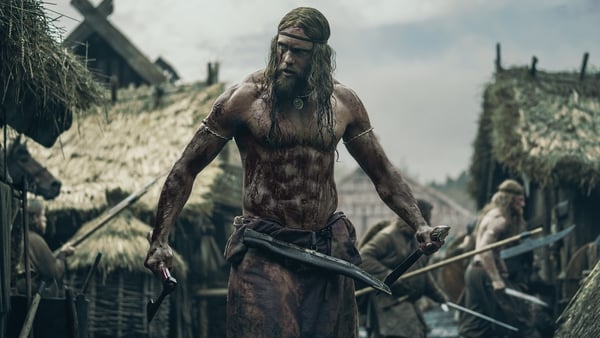Alexander Skarsgard as the Viking warrior Prince Amleth in The Northman