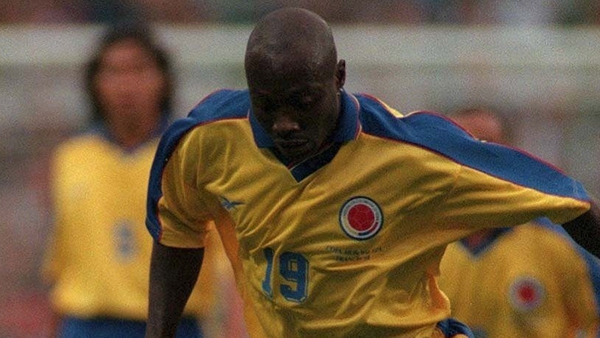 Rincon in action at the 1998 World Cup