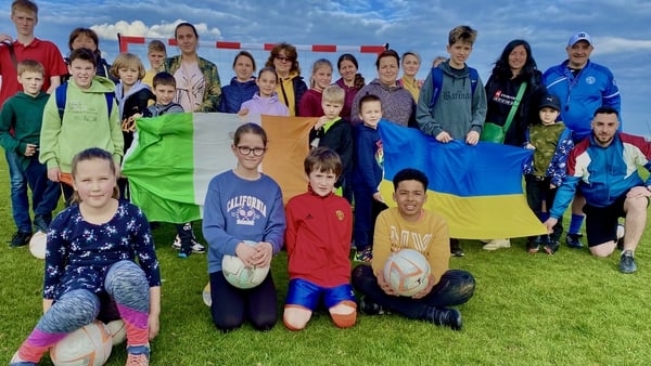 24 Ukrainian refugees have been welcomed by Dynamo Dublin FC and integrated into their underage teams