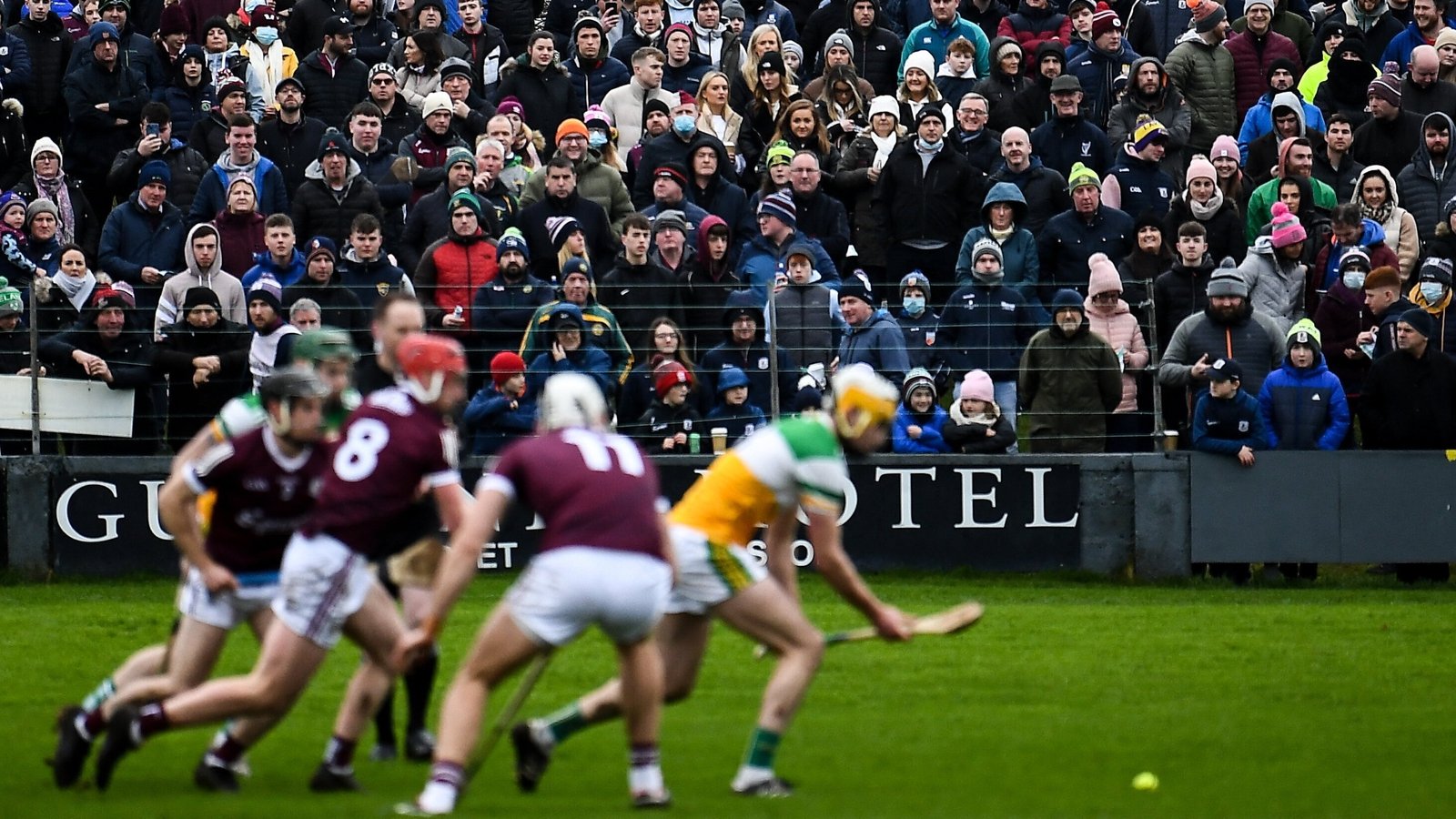 Image - Fans at the 2022 Walsh Cup game between Offaly and Galway