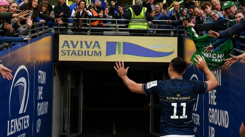 James Lowe has now scored 45 tries in 61 Leinster appearances
