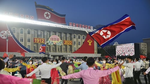 The missile test followed days of celebrations marking the anniversary of the 110th birthday of North Korea's founding leader