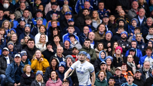 Waterford's Austin Gleeson looks on after scoring a point against Tipperary