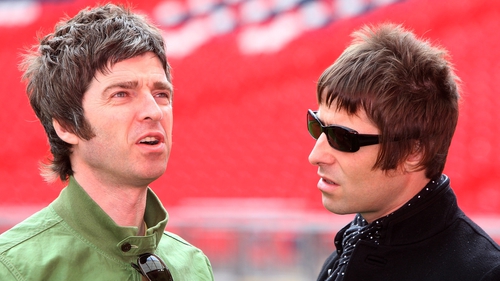 (L-R) Noel Gallagher and Liam Gallagher (pictured in 2008) - Piece of (bad) history up for sale