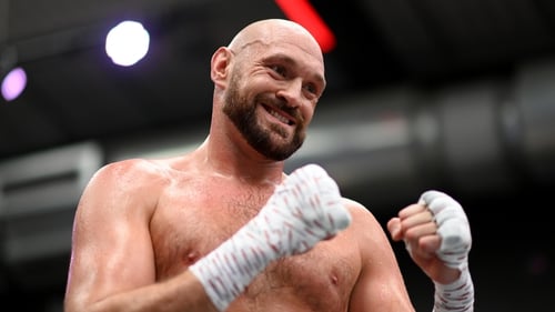 Tyson Fury told reporters it was 'none of their business' on his relationship with Daniel Kinahan