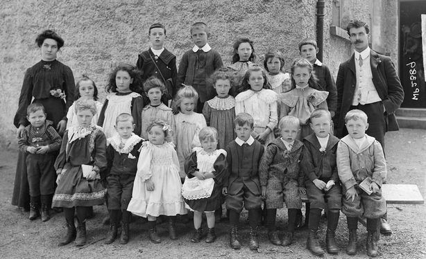 Unidentified school group Photo: Public Record Office Northern Ireland