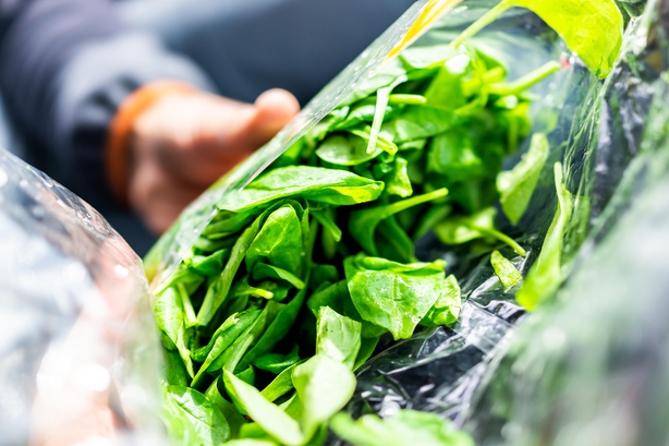 Spinach leaves