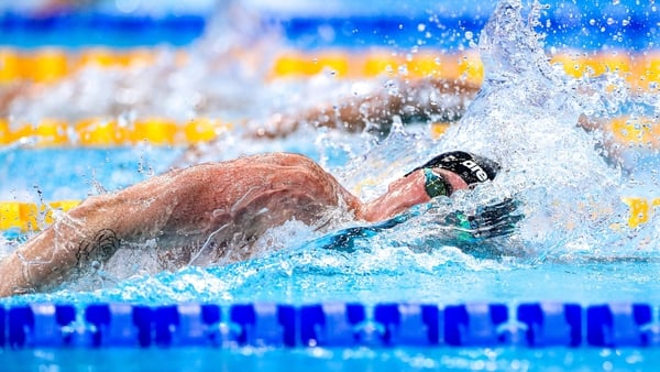 Max McCusker couldn't better his morning swim in the semi-finals