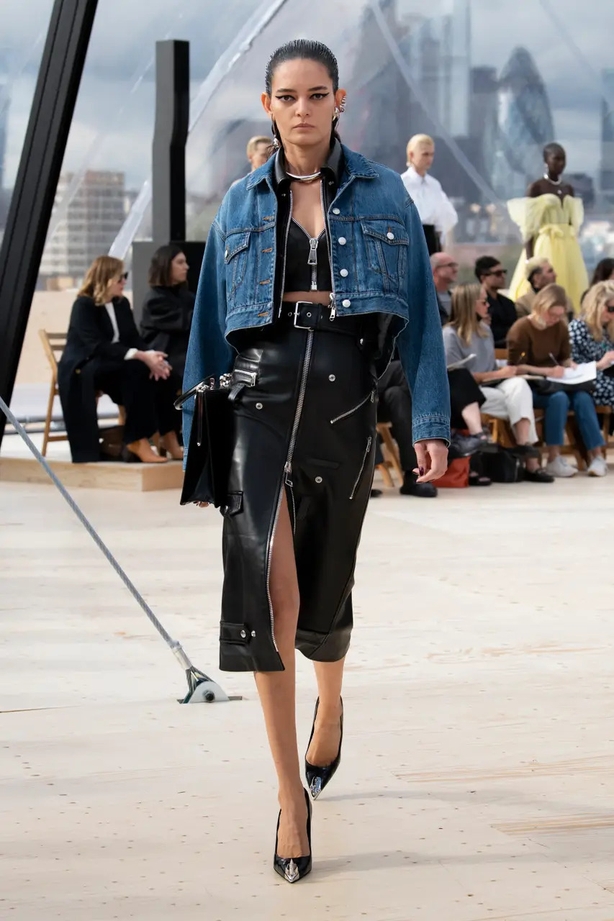 Alexander McQueen SS22 (Alexander McQueen/PA)