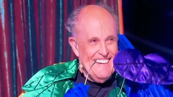 Rudy Giuliani. Screen grab: The Masked Singer