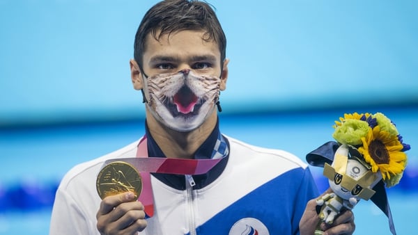 Evgeny Rylov won two swimming golds at the Tokyo Games