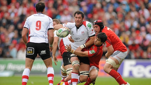 Wannenburg (centre) played 54 times for Ulster between 2010 and 2012