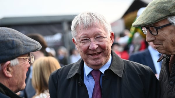 Manchester United legend Alex Ferguson was paying his first visit to Punchestown