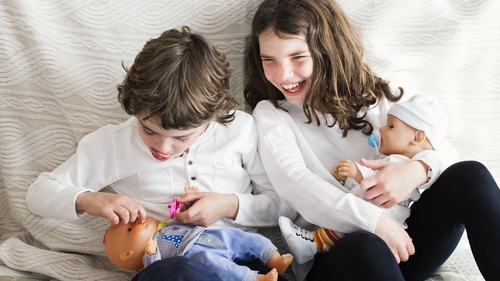 The protocol will prohibit the 'exclusive association' of girls with toys that reproduce roles of 'caregiving, domestic work or beauty' (stock image)