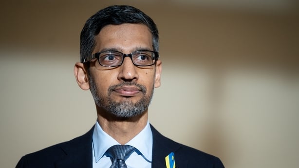 Sundar Pichai was presented with an IDA Outstanding Achievement award