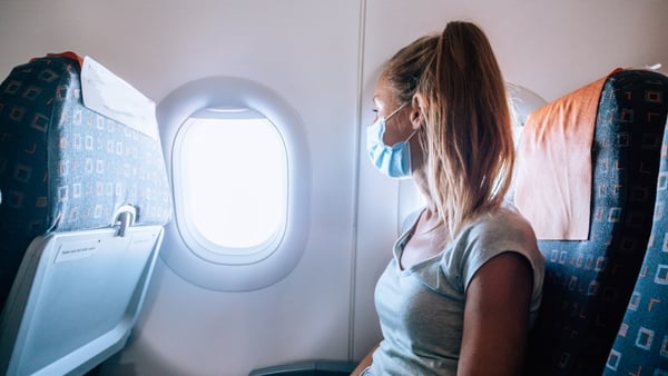 'Well fitted masks or respirators (worn properly) can reduce your risk of contracting Covid on a flight.' Photo: Getty Images