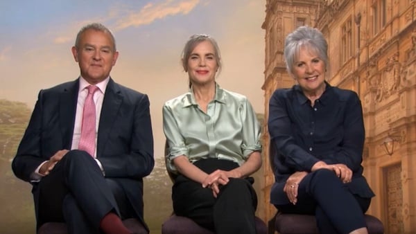 Hugh Bonneville, Elizabeth McGovern and Penelope Wilton talk to RTÉ Entertainment