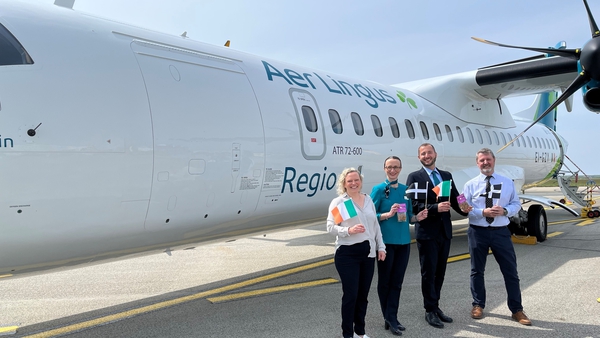 The new Aer Lingus Regional route from Dublin to Newquay is operated by Emerald Airlines