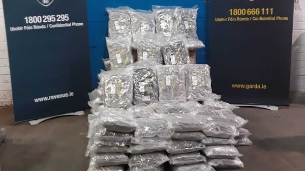 100kg of herbal cannabis, with an estimated street value of €2m, was seized