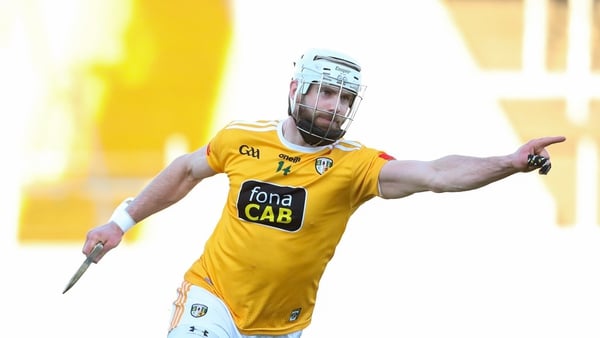 Neil McManus scored a stunning goal for Antrim in the first half