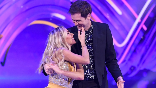 Brianne Delcourt and Kevin Kilbane, pictured at the Dancing on Ice photocall in Bovingdon, England in December 2019 Photo: Getty Images