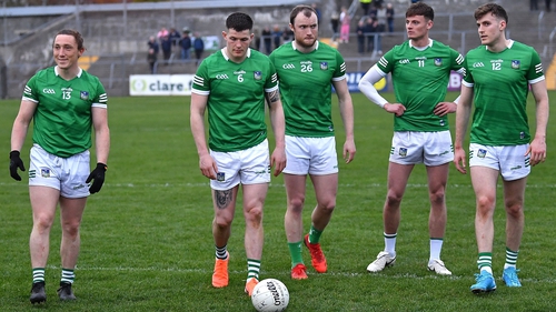 Limerick's five proposed penalty-takers (L-R): Peter Nash, Iain Corbett, Robbie Bourke, Brian Donovan and James Naughton