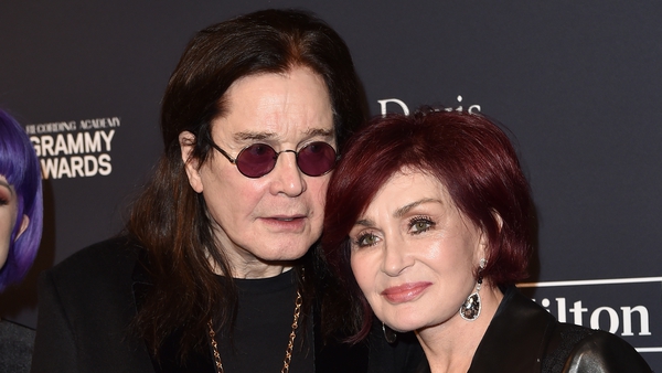 Ozzy and Sharon Osbourne (pictured in Beverly Hills in January 2020) - Thanked fans for their good wishes