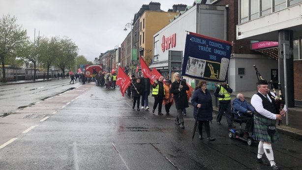 Dublin May Day rally focuses on peace plea