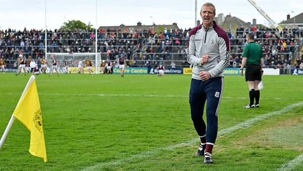 Galway manager Henry Shefflin on the sideline at Pearse Stadium