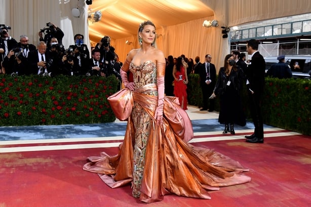 Blake Lively dress change transformation at Met Gala 2022