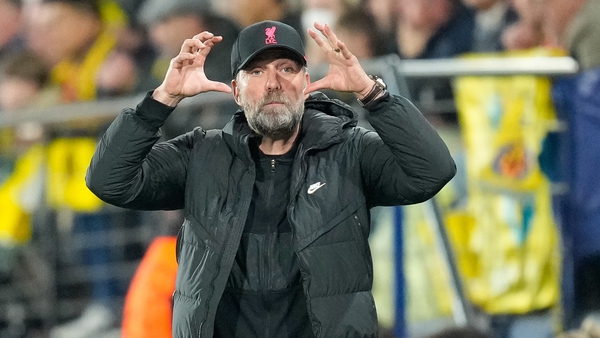 What did Liverpool manager Jurgen Klopp say at half-time in the team's Champions League semi-final against Villarreal to change their fortunes? Photo: Alex Gottschalk/vi/DeFodi Images via Getty Images