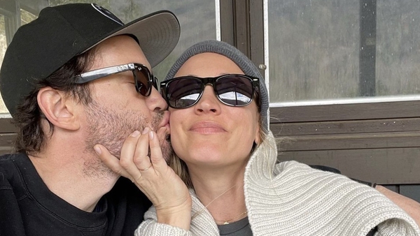 Tom Pelphrey and Kaley Cuoco confirm relationship, image credit @kaleycuoco/Instagram