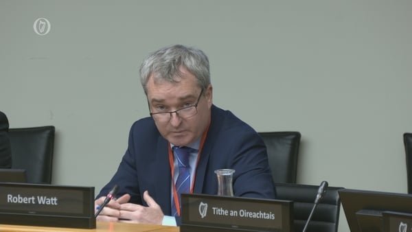 Robert Watt has been speaking to the Oireachtas Committee on Health