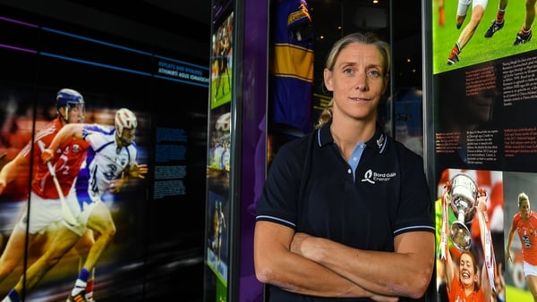 Cora Staunton pictured at the launch of the Bord Gáis Energy GAA Legends Tour Series at Croke Park.