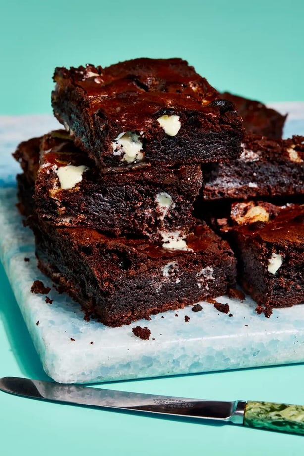 Megan McKenna's chocolate brownies (Louise Hagger/PA)