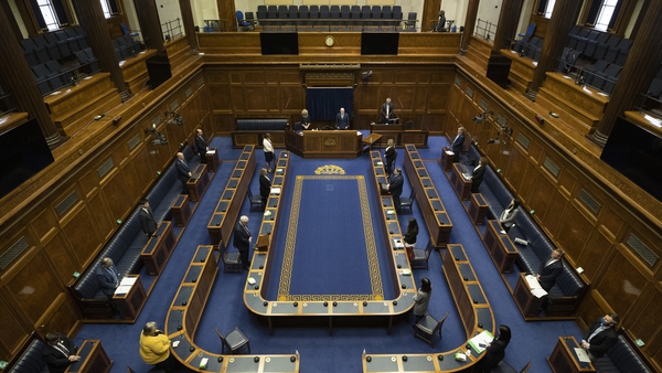 The Northern Ireland Assembly Chamber at Stormont