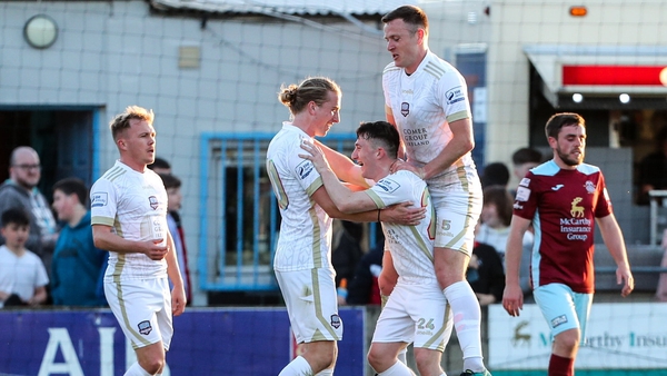 Edward McCarthy claimed Galway's third goal in their win over Cobh Ramblers