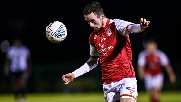 Kyle Robinson scored with his first competitive touch in a St Patrick's Athletic shirt