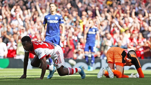 Eddie Nketiah boosts Arsenal's bid for a Champions League spot