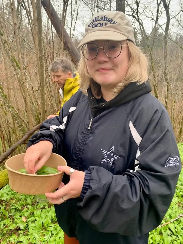 my enjoys foraging for wild garlic and sorrel (Imy Brighty-Potts/PA)
