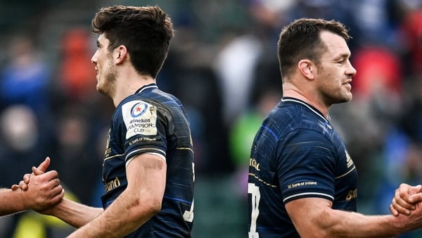 Jimmy O'Brien and Cian Healy (r) are injury doubts for the semi-final
