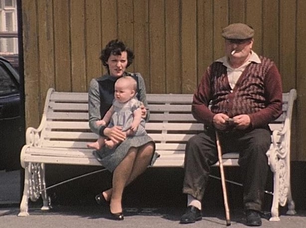 Taking a rest in Gort, County Galway on Hall's Pictorial Weekly (1977)