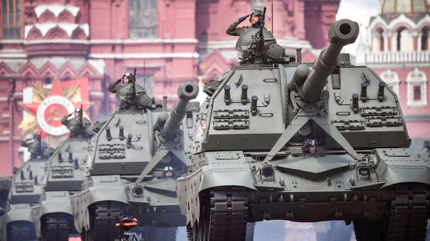 The Victory Day parade in Moscow
